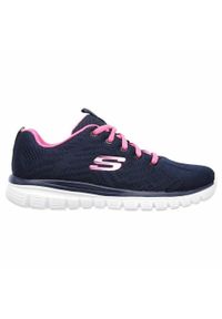 skechers - Buty do chodzenia damskie Skechers Graceful Get Connected. Zapięcie: sznurówki. Kolor: wielokolorowy. Materiał: syntetyk, tkanina, materiał. Szerokość cholewki: normalna. Model: Skechers Sport. Sport: turystyka piesza