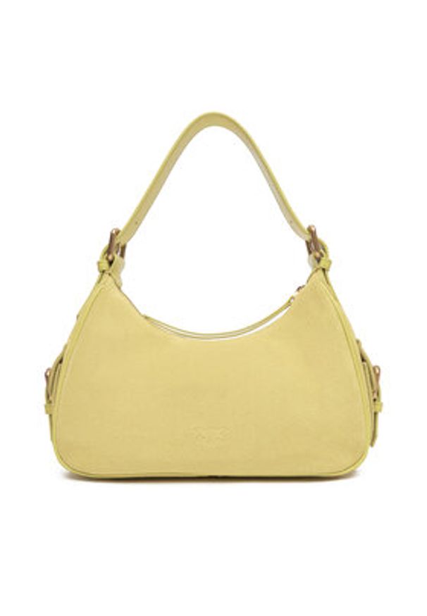 Pinko - PINKO Torebka Cargo Bag Classic PE 25 PLTT 102794 A29N Zielony. Kolor: zielony. Materiał: zamszowe, skórzane