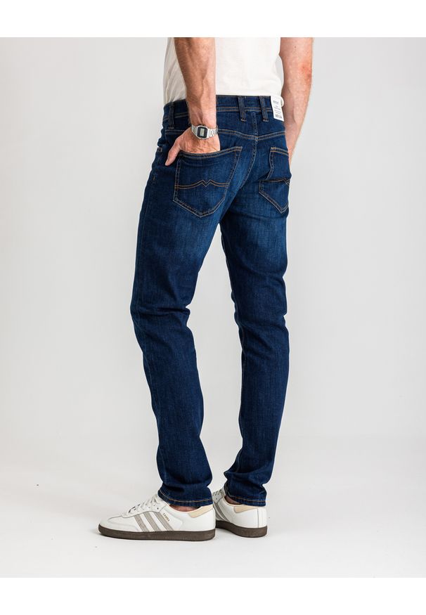 Męskie Spodnie Jeansowe Mustang Style Oregon Tapered Denim Blue 1017123 5000 882