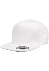 FLEXFIT - YP Classics Cotton Twill 5 Panel Snapback Cap. Kolor: biały