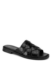Sergio Bardi Klapki RST-D1079-01SB Czarny. Kolor: czarny. Materiał: lakier, skóra #2