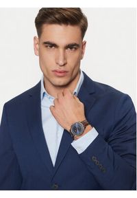 TOMMY HILFIGER - Tommy Hilfiger Zegarek Becker 1710536 Brązowy. Kolor: brązowy. Materiał: skóra #2