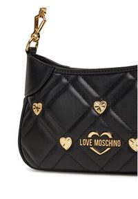 Love Moschino - LOVE MOSCHINO Torebka JC4121PP1MLI0000 Czarny. Kolor: czarny. Materiał: skórzane