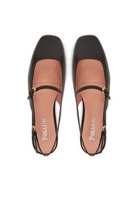 Pollini Sandały SA11031C1MTE0000 Czarny. Kolor: czarny. Materiał: skóra #6