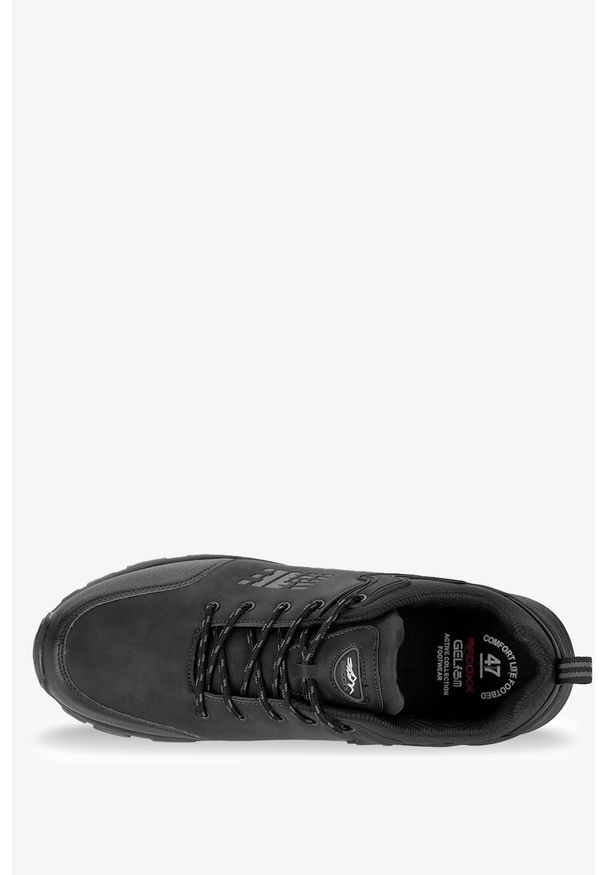 Badoxx - Czarne buty trekkingowe sznurowane badoxx exc8200. Kolor: czarny, szary, wielokolorowy