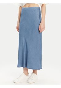 only - ONLY Spódnica maxi Chigo 15338281 Niebieski Regular Fit. Kolor: niebieski. Materiał: lyocell
