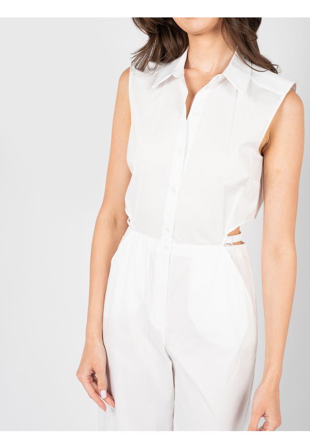 Patrizia Pepe Kombinezon | 2T0026/A23 | Kobieta | Biały. Kolor: biały. Materiał: poliamid, bawełna. Styl: elegancki, klasyczny