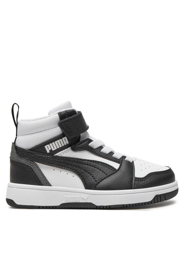 Puma Sneakersy Rebound V6 Mid Ac+ Ps 393832 01 Biały. Kolor: biały. Materiał: skóra