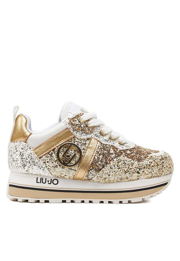 Liu Jo Sneakersy Maxi Wonder 709 4A4305 TX007 Złoty. Kolor: złoty