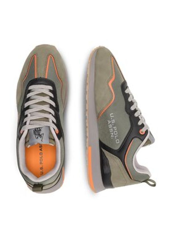 U.S. Polo Assn. Sneakersy TABRY002M/CTH2 Khaki. Kolor: brązowy. Materiał: materiał