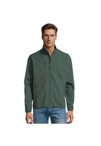 SOL'S - Męska Kurtka Radian Soft Shell. Kolor: czerwony, wielokolorowy, zielony