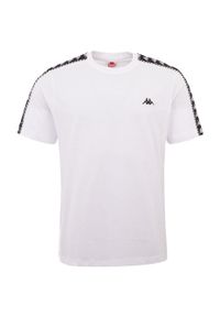 Koszulka treningowa męska Kappa Ilyas. Kolor: biały. Materiał: bawełna #1
