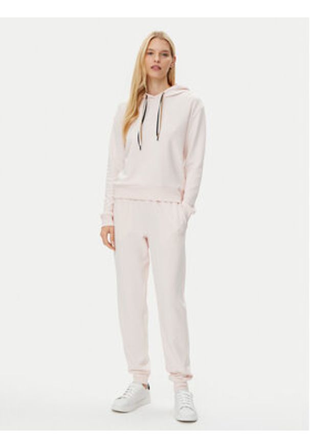 BOSS Bluza CP Stripe 50524760 Różowy Regular Fit. Kolor: różowy. Materiał: bawełna