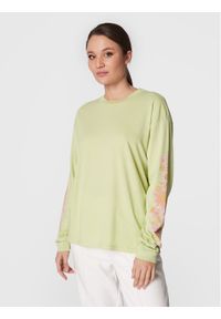 Billabong Bluzka Heartbreaker F3LS15 BIF2 Zielony Oversize. Kolor: zielony. Materiał: bawełna