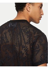 Versace Jeans Couture T-Shirt 78GAH6R0 Czarny Regular Fit. Kolor: czarny. Materiał: bawełna #2