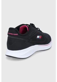 Tommy Sport buty sportowe Sleek kolor czarny. Zapięcie: sznurówki. Kolor: czarny. Materiał: materiał, tworzywo sztuczne, włókno, guma. Szerokość cholewki: normalna #4