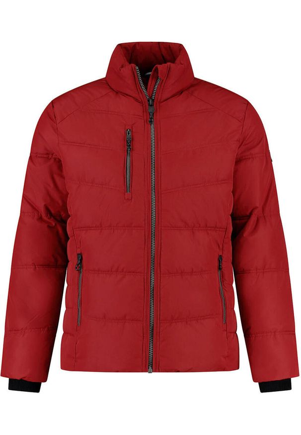 Jack Wolfskin - Wodoodporna kurtka zimowa Kjelvik Igor dla mężczyzn. Kolor: czerwony. Sezon: zima. Sport: turystyka piesza