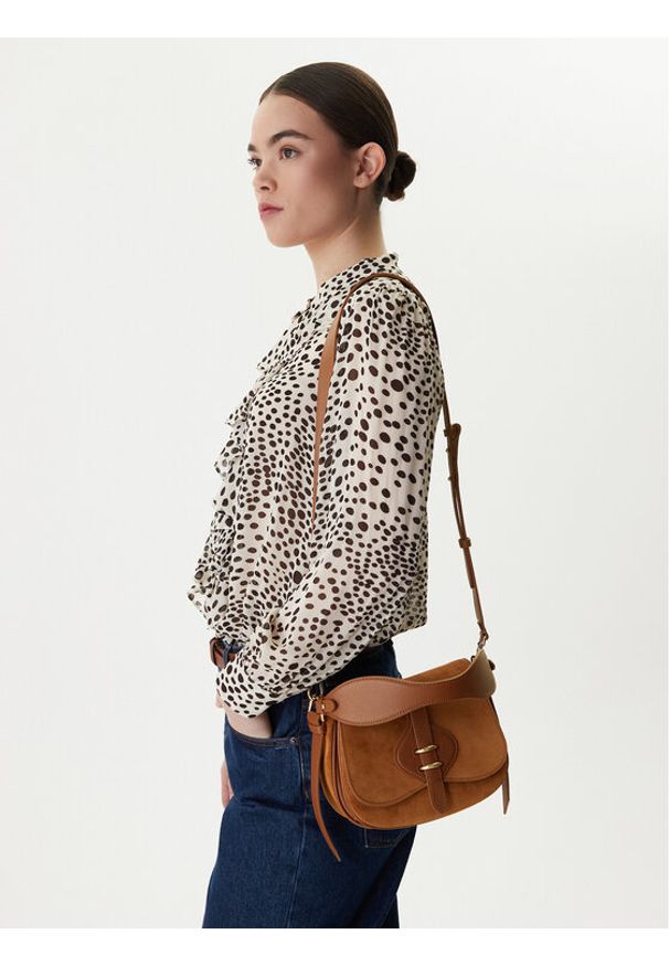 Coccinelle Torebka U7H Coccinellemavery E1 U7H 18 02 01 Brązowy. Kolor: brązowy. Materiał: skórzane, zamszowe