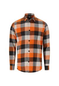 Koszula Whistler Riglet. Okazja: na co dzień. Kolor: pomarańczowy, czarny, wielokolorowy. Materiał: bawełna. Styl: casual