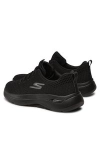 skechers - Skechers Sneakersy Go Walk Arch Fit 124403/BBK Czarny. Kolor: czarny. Materiał: materiał #6