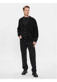 Calvin Klein Jeans Kardigan J30J325066 Czarny Regular Fit. Kolor: czarny. Materiał: bawełna #4