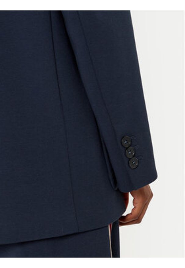 Weekend Max Mara Marynarka Brama 2515911011 Granatowy Regular Fit. Kolor: niebieski. Materiał: bawełna