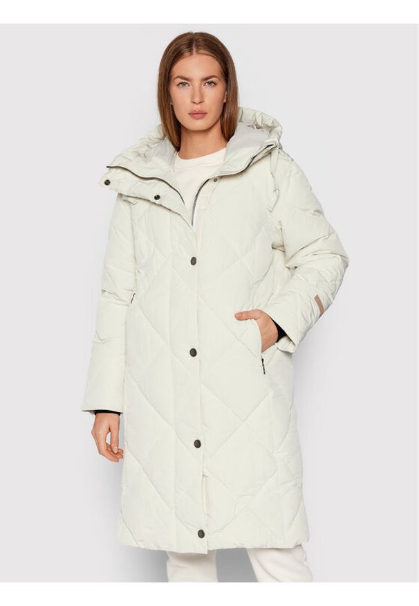 Didriksons Płaszcz zimowy Torun 503868 Écru Relaxed Fit. Materiał: syntetyk. Sezon: zima