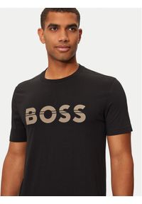 BOSS - Boss T-Shirt 50525208 Czarny Regular Fit. Kolor: czarny. Materiał: bawełna #1