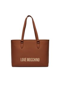 Love Moschino - LOVE MOSCHINO Torebka JC4190PP1LKD0208 Brązowy. Kolor: brązowy. Materiał: skórzane