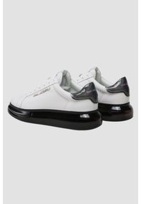 Karl Lagerfeld - KARL LAGERFELD Białe męskie sneakersy KAPRI KUSHION Lo Lace Lthr, Rozmiar 45. Kolor: biały #5