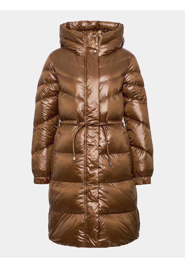 Woolrich Płaszcz zimowy Aliquippa CFWWOU0719FRUT3085 Brązowy Regular Fit. Kolor: brązowy. Materiał: syntetyk. Sezon: zima