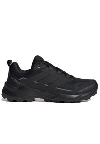 Adidas - Buty męskie adidas Terrex Skychaser AX5 GTX JQ2210 - czarne. Zapięcie: pasek. Kolor: czarny. Materiał: guma, syntetyk, materiał. Szerokość cholewki: normalna. Technologia: Gore-Tex. Wzór: aplikacja, paski. Model: Adidas Terrex. Sport: turystyka piesza