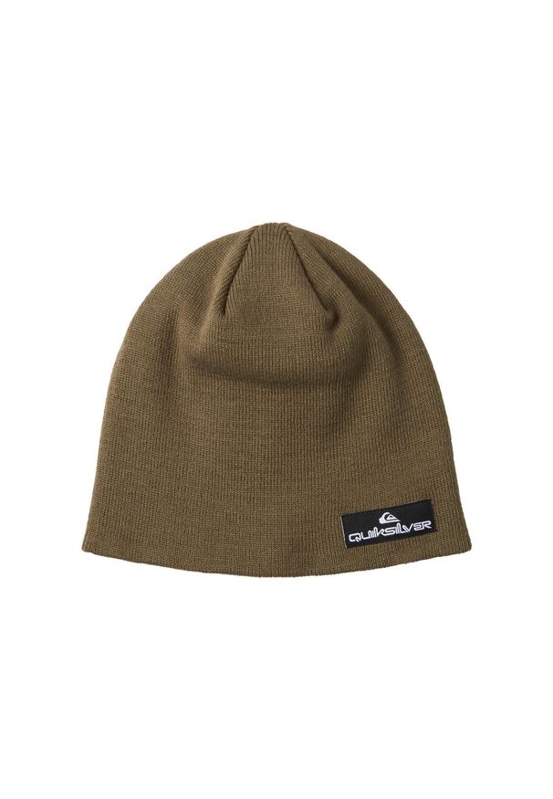 Quiksilver - Czapka zimowa dla Mężczyzn CUSHY Brązowy. Kolor: zielony. Materiał: akryl. Sezon: zima