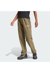 Adidas - Spodnie Terrex Multi Liteflex. Kolor: beżowy. Materiał: materiał. Sezon: lato. Sport: turystyka piesza #1