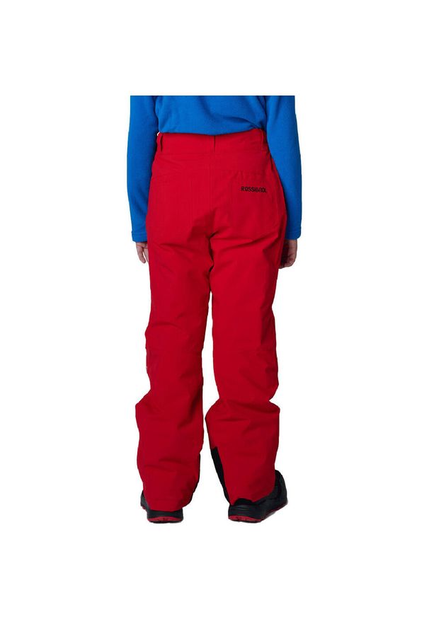 Spodnie narciarskie dziecięce Rossignol Boy Ski sports. Kolor: czerwony. Sport: narciarstwo