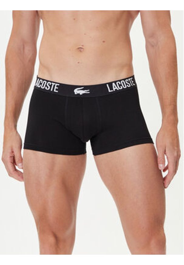 Lacoste Komplet bokserek 5H2393 Czarny. Kolor: czarny. Materiał: bawełna