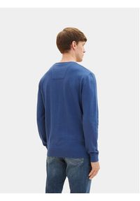 Tom Tailor Sweter 1027665 Niebieski Regular Fit. Kolor: niebieski. Materiał: bawełna #6
