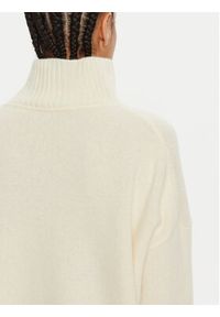 Weekend Max Mara Golf Borgia 2425366082 Écru Loose Fit. Typ kołnierza: golf. Materiał: wełna #5