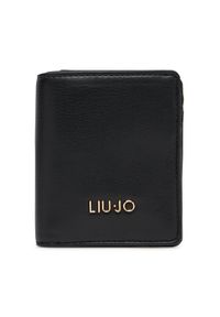 Liu Jo Mały Portfel Damski Ecs Xs Bifold AA5216 E0015 Czarny. Kolor: czarny. Materiał: skóra