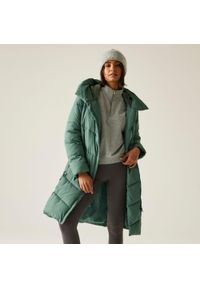 Regatta - Nurie Damska kurtka turystyczna z przegrodami. Kolor: zielony. Materiał: puch. Sport: turystyka piesza #1