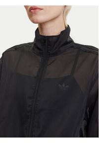 Adidas - adidas Bluza adicolor Sheer JN6130 Czarny Loose Fit. Kolor: czarny. Materiał: syntetyk #5