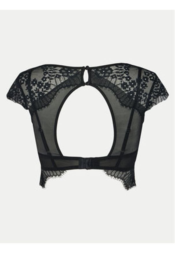 Hunkemöller Biustonosz braletka Daphne 300218 Czarny. Kolor: czarny. Materiał: syntetyk