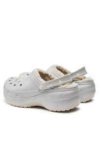 Crocs Klapki Classic Platform Glitter Lined Clog W 210413 Czarny. Kolor: czarny. Obcas: na platformie #5