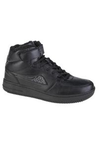 Buty do chodzenia unisex, Kappa Bash Mid Fur. Kolor: czarny. Materiał: tkanina, materiał, skóra, syntetyk. Sport: turystyka piesza