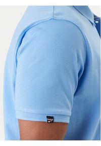 Reebok Polo Breen RK25562CCM Błękitny Regular Fit. Typ kołnierza: polo. Kolor: niebieski. Materiał: bawełna #5