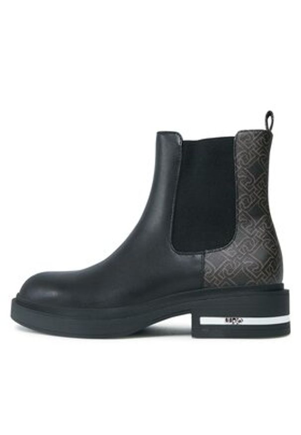 Liu Jo Sztyblety Gabrielle 27 SF3127 EX214 Czarny. Kolor: czarny. Materiał: skóra