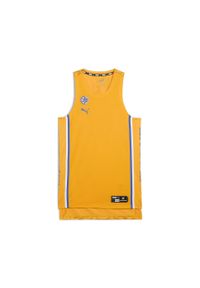 Puma - Męska koszykarska koszulka meczowa Maccabi PUMA Gold Fusion Yellow. Kolor: żółty