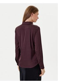 Marella Koszula Naples 2525116051 Bordowy Regular Fit. Kolor: czerwony. Materiał: syntetyk #5