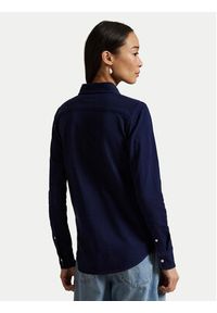 Polo Ralph Lauren Koszula 211924258016 Granatowy Slim Fit. Typ kołnierza: polo. Kolor: niebieski. Materiał: bawełna #3