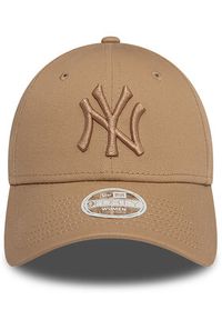 New Era Czapka z daszkiem 9FORTY MLB NY New York Yankees 60471463 Beżowy. Kolor: beżowy. Materiał: bawełna, materiał
